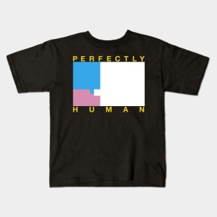 Perfectly Human - Transgender Flag Kids T-Shirt